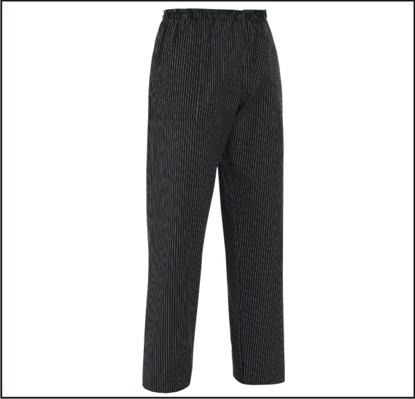 Pantaloni Cuoco Chef Coulisse Tasca Toppa