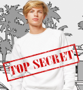 felpa raglan top secret